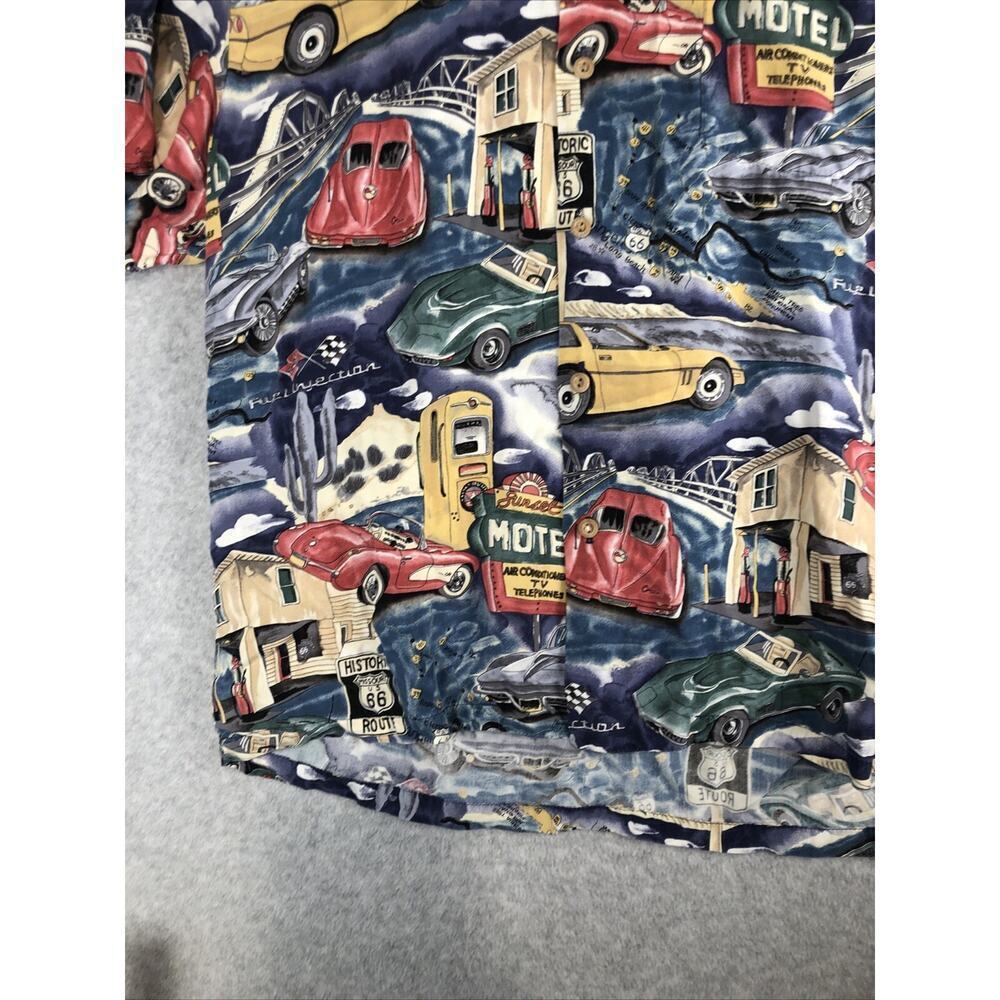 Vintage Paradise Found Men’s Route 66 Corvette Sunset Motel Size Large - Picture 4 of 10